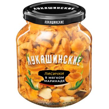 Lukashinskie Marinated chanterelles 340g